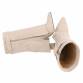 Damen High-Heel Stiefeletten - beige