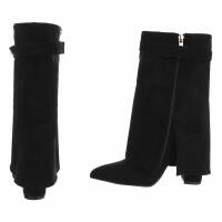 Damen High-Heel Stiefeletten - black