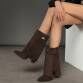Damen High-Heel Stiefeletten - brown
