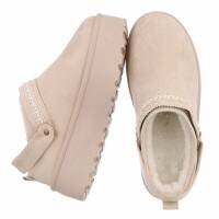 Damen Winterstiefeletten - beige