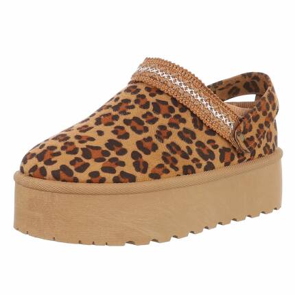 Damen Winterstiefeletten - leopard
