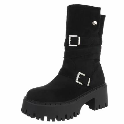 Damen Western- & Bikerboots - black