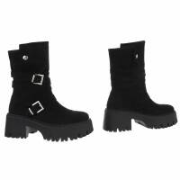 Damen Western- & Bikerboots - black