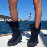 Damen Western- & Bikerboots - black