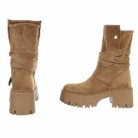 Damen Western- & Bikerboots - khaki