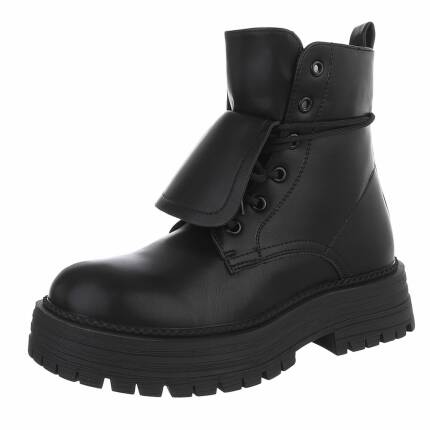 Damen Schnürstiefeletten - black