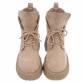 Damen Schnürstiefeletten - beige