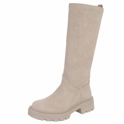 Damen Klassische Stiefel - beige