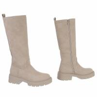 Damen Klassische Stiefel - beige