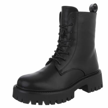 Damen Schnürstiefeletten - black