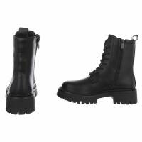 Damen Schnürstiefeletten - black