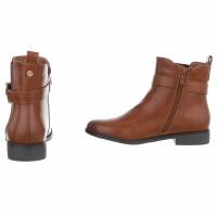 Damen Klassische Stiefeletten - camel