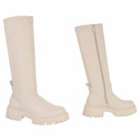 Damen Klassische Stiefel - beige