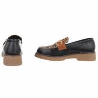 Damen Slipper - zebra