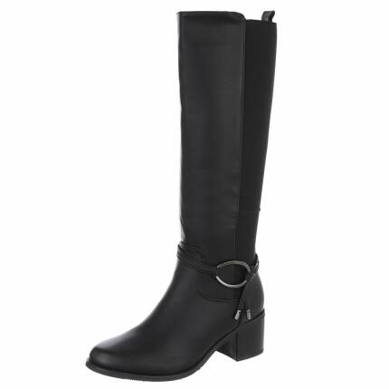Damen High-Heel Stiefel - black