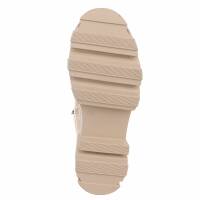 Damen Chelsea Boots - beigesuede