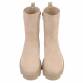 Damen Chelsea Boots - beigesuede