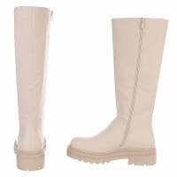 Damen Klassische Stiefel - beigepu