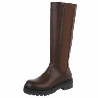 Damen Klassische Stiefel - brownpu