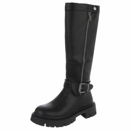 Damen Klassische Stiefel - blackpu