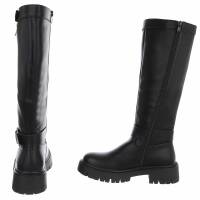 Damen Klassische Stiefel - blackpu