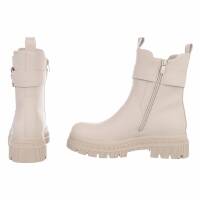 Damen Klassische Stiefeletten - beigepu