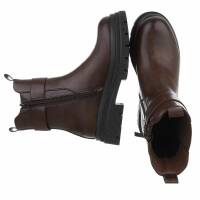 Damen Klassische Stiefeletten - brownpu