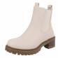 Damen Chelsea Boots - beigepu