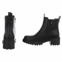 Damen Chelsea Boots - blackpu