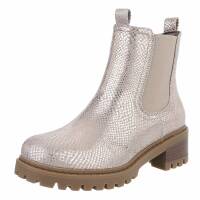 Damen Chelsea Boots - lgoldpu