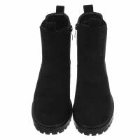 Damen Chelsea Boots - blacksuede