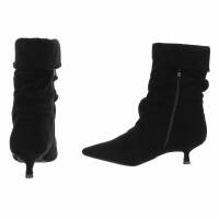 Damen Klassische Stiefeletten - blacksuede