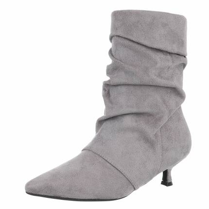 Damen Klassische Stiefeletten - graysuede