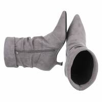 Damen Klassische Stiefeletten - graysuede