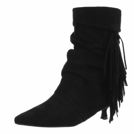Damen Klassische Stiefeletten - blacksuede