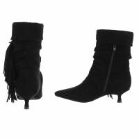 Damen Klassische Stiefeletten - blacksuede