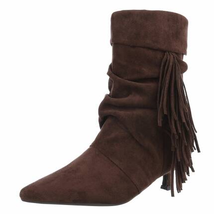 Damen Klassische Stiefeletten - brownsuede