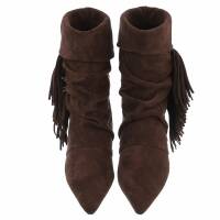 Damen Klassische Stiefeletten - brownsuede