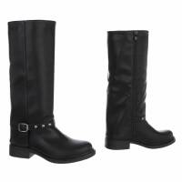 Damen Klassische Stiefel - blackpu