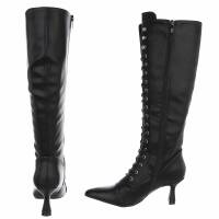Damen Schnürstiefel - blackpu