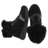 Damen Schnürstiefeletten - black