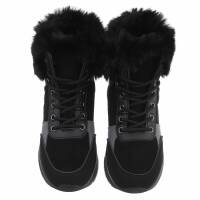 Damen Schnürstiefeletten - black