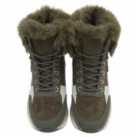 Damen Schnürstiefeletten - green