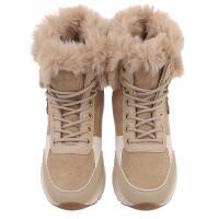 Damen Schnürstiefeletten - khaki