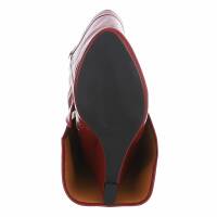 Damen High-Heel Stiefel - red