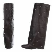 Damen High-Heel Stiefel - brown