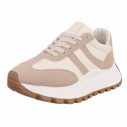 Damen Low-Sneakers - khaki