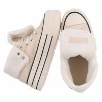 Damen High-Sneakers - beige