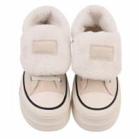 Damen High-Sneakers - beige