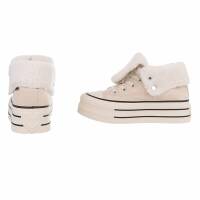 Damen High-Sneakers - beige